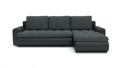 TOKYO Corner Sofa Bed in a sleek modern design with dark upholstery and reversible corner layout.